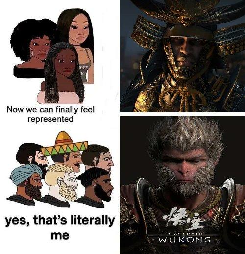 Now we can finally feel represented yes, that's literally me BLACK MYTH WUKONG