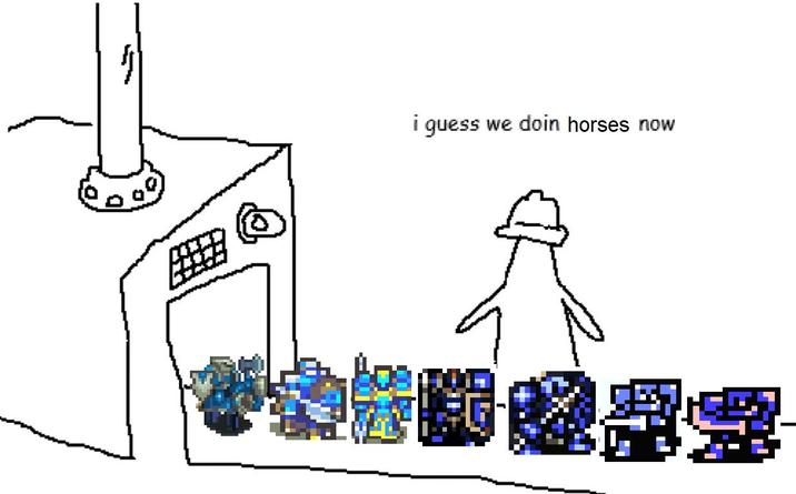 i guess we doin horses now