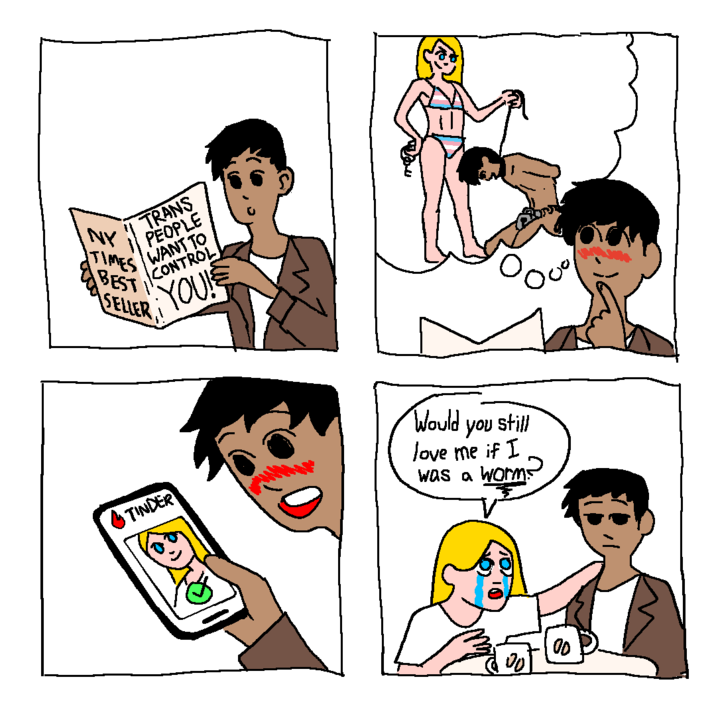 NY TRANS PEOPLE WANT TO CONTROL TIMES BEST SELLER YOU! TINDER Would you still love me if I was a worms 00