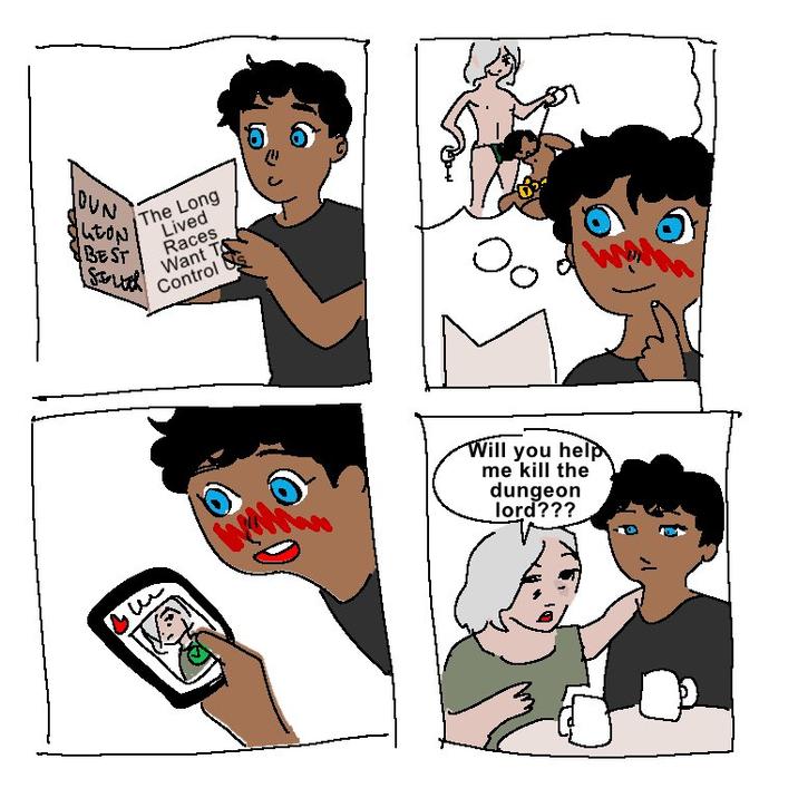 DUN LEON BEST The Long Lived Races Want T Control Оо w www Will you help me kill the dungeon lord??? ton