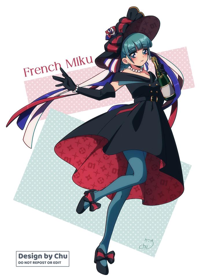French Miku XX XAXK XXXX 01 Design by Chu DO NOT REPOST OR EDIT Chu 01