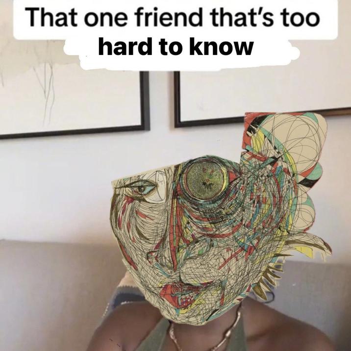 That one friend that's too hard to know