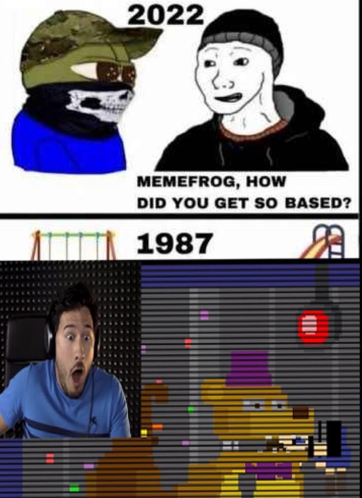 2022 MEMEFROG, HOW DID YOU GET SO BASED? 1987