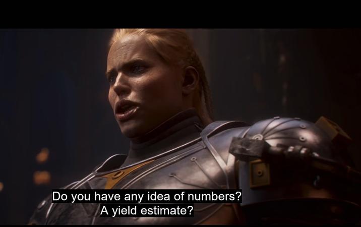 Do you have any idea of numbers? A yield estimate?