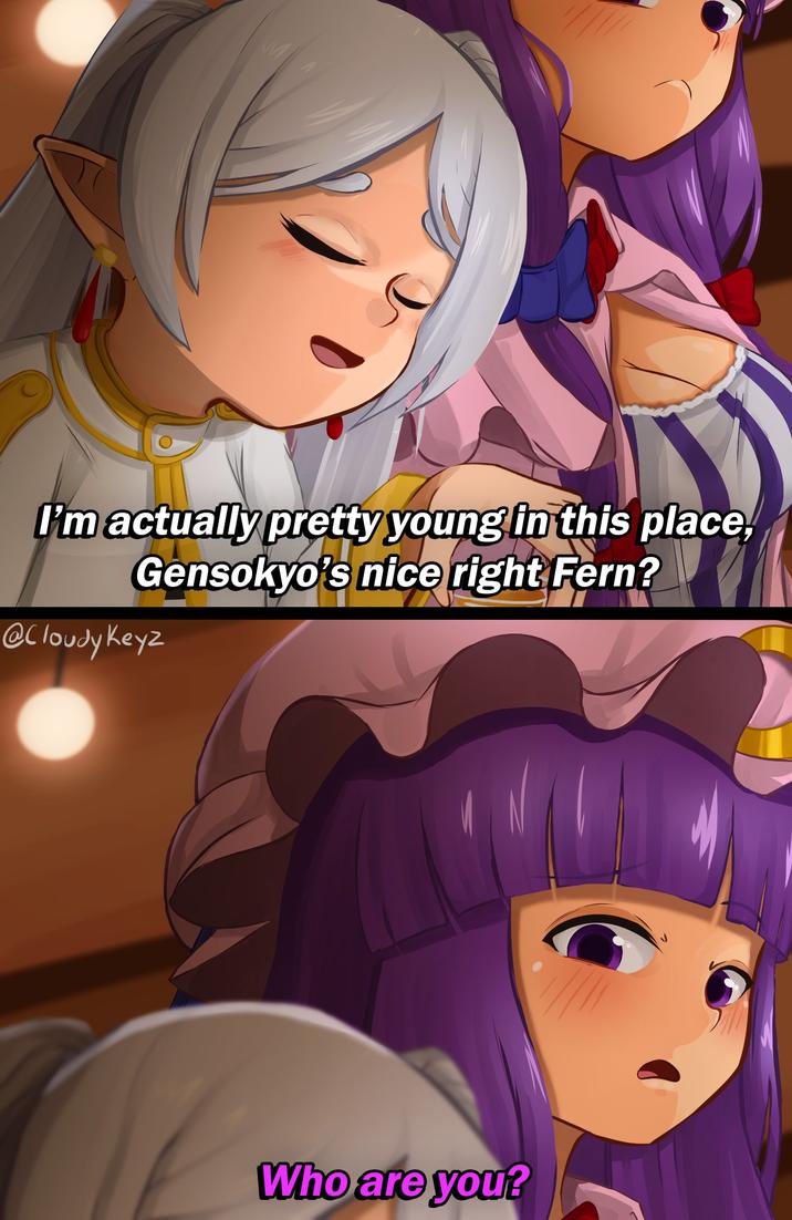 I'm actually pretty young in this place, Gensokyo's nice right Fern? @CloudyKeyz Who are you?