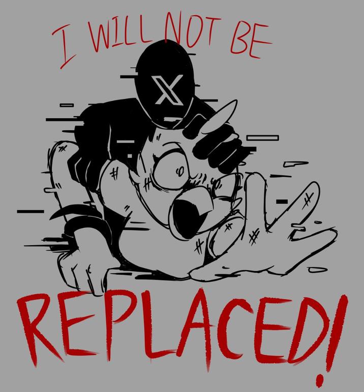 I WILL NOT BE # + REPLACED!