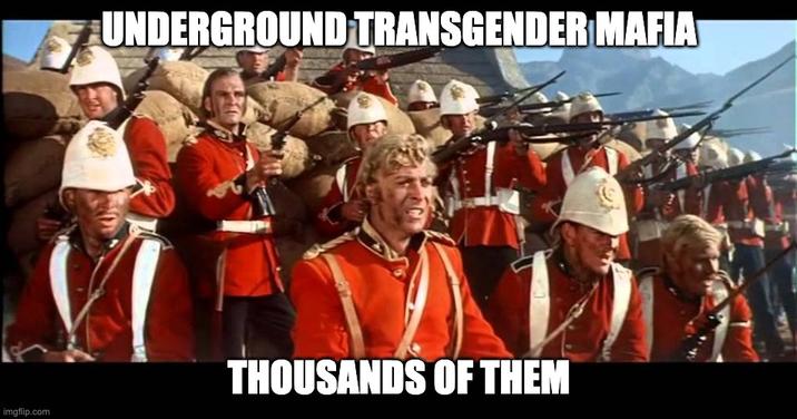 UNDERGROUND TRANSGENDER MAFIA imgflip.com THOUSANDS OF THEM