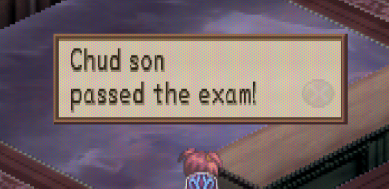 Chud son passed the exam!