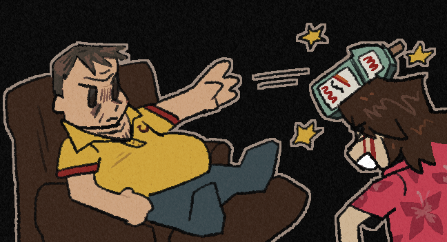 Swansea throwing a a bottle at Daisuke Mouthwashing meme