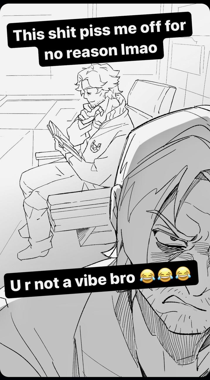 This s--- piss me off for no reason Imao Ur not a vibe bro