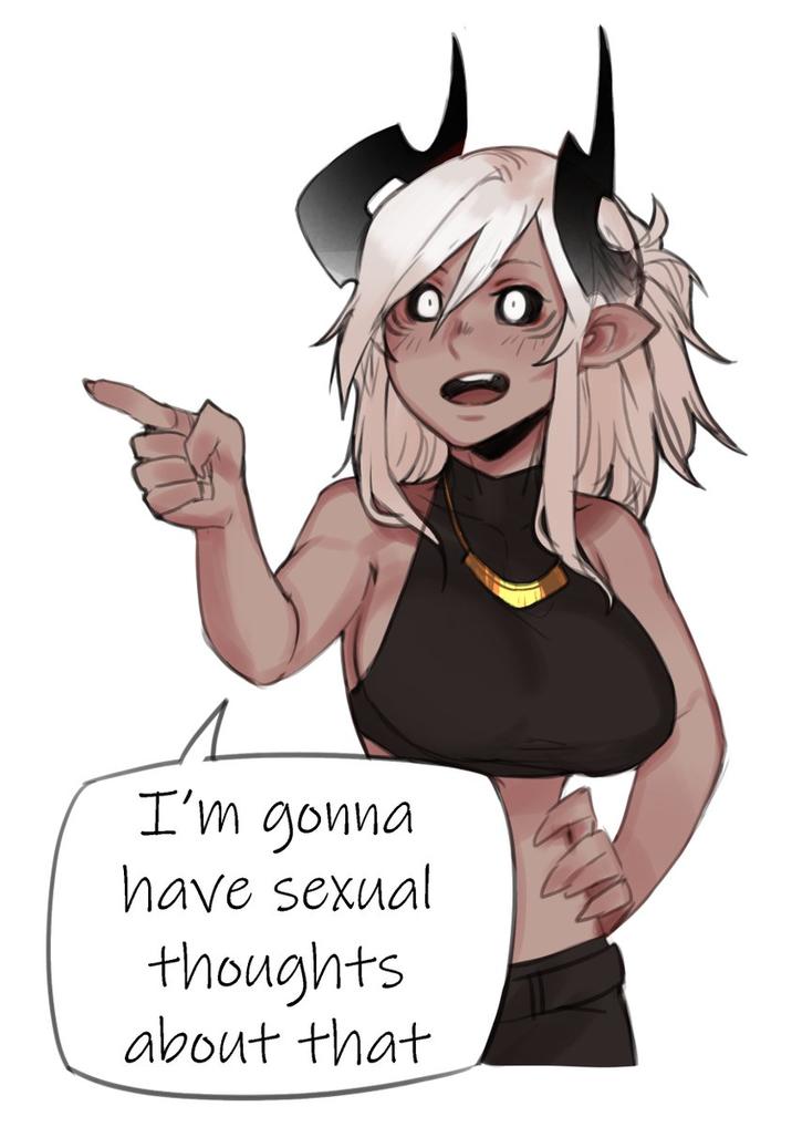 I'm gonna have sexual thoughts about that