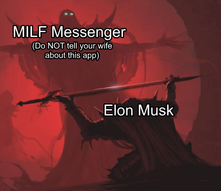 MILF Messenger (Do NOT tell your wife about this app) Elon Musk