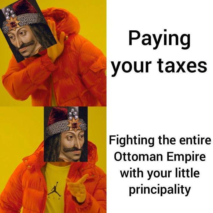 Paying your taxes Fighting the entire Ottoman Empire with your little principality