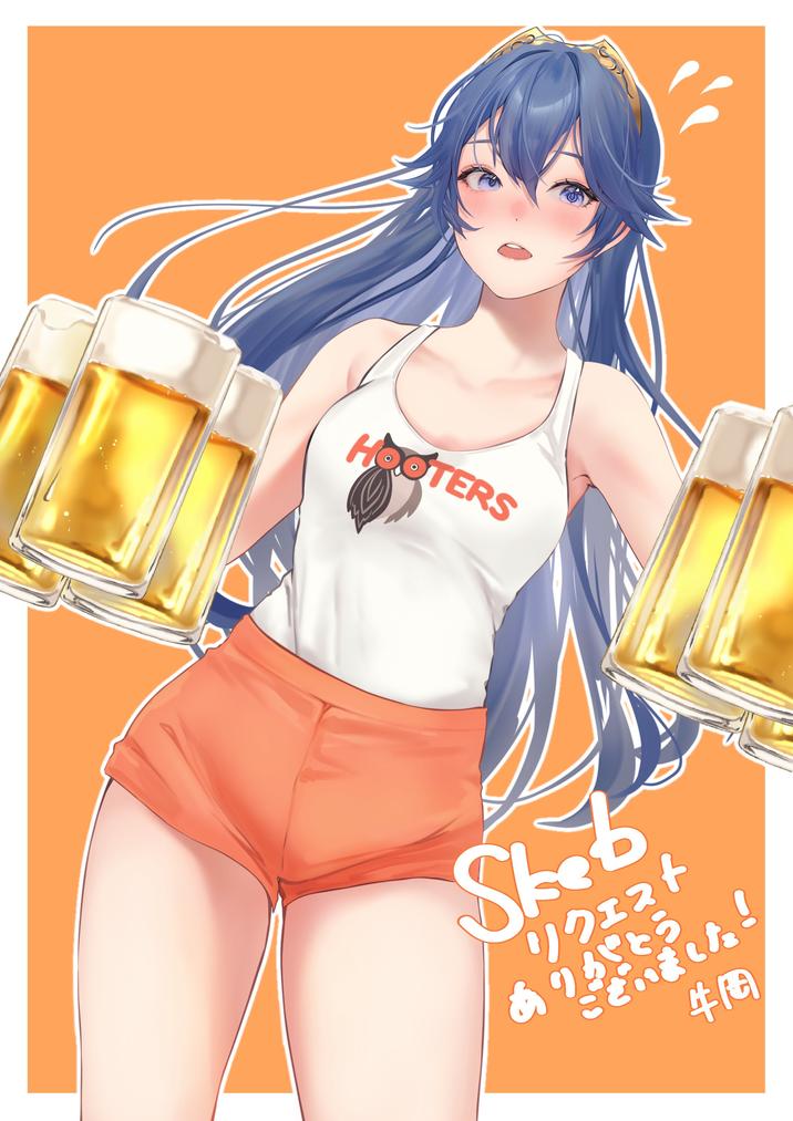 HOOTERS Skeb リクエスト ありがした! ざいました! 牛