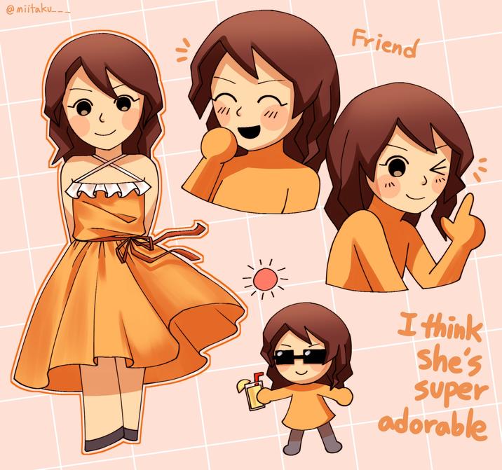 @miitaku__ /// Friend I think she's super adorable