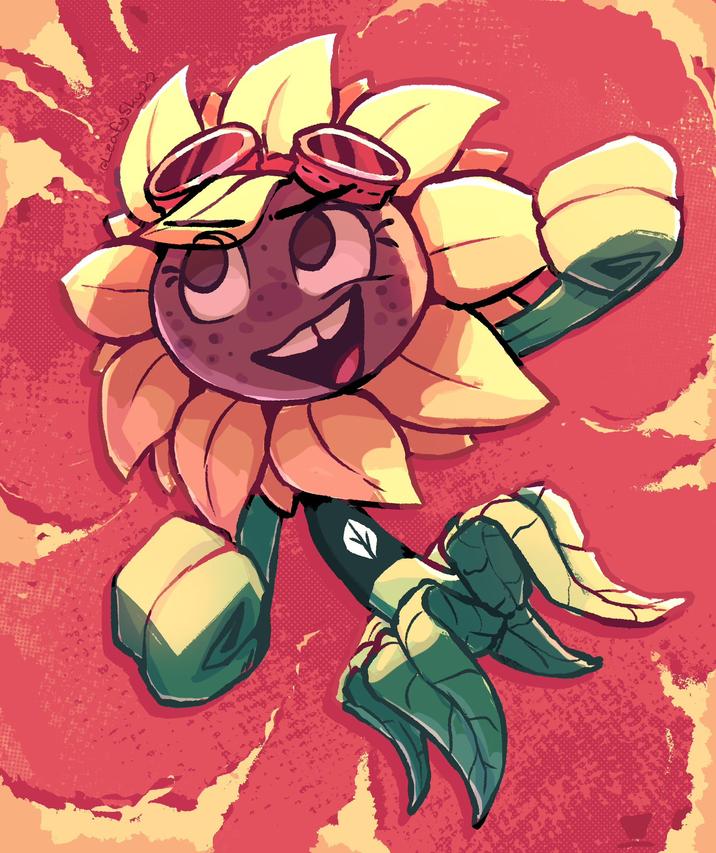 Solar Flare fan art by artist @LeafySky22