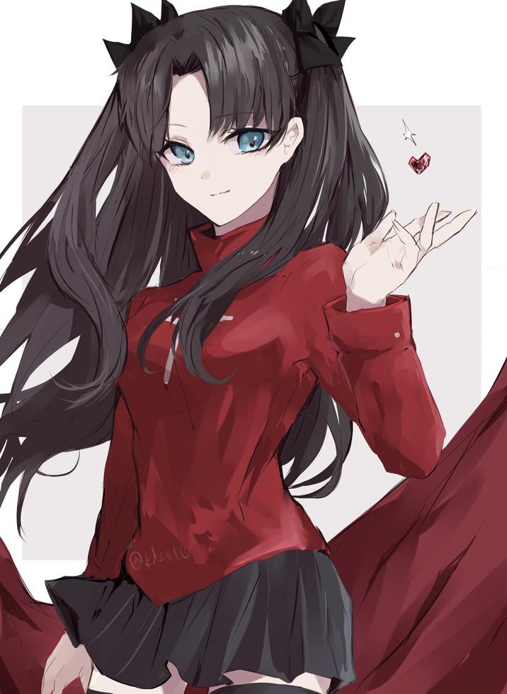 Rin Tohsaka by ソーダもち | Fate (Type-Moon) | Know Your Meme