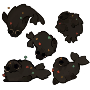 This artist makes a lot of character designs featuring seal elements.