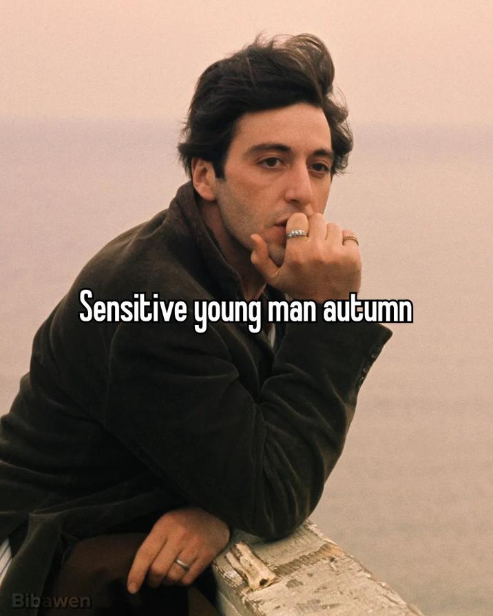Bibawen Sensitive young man autumn