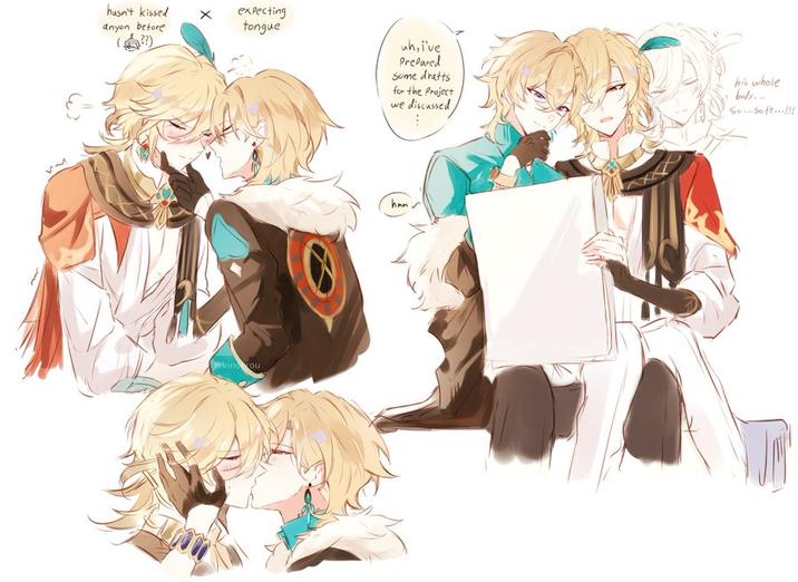 hasn't kissed anyon before expecting tongue eking ou uh, i've Prepared Some drafts for the Project we discussed his whole body... So...Soft...!!! hmm