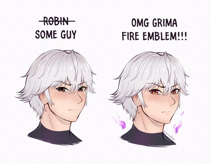 ROBIN SOME GUY OMG GRIMA FIRE EMBLEM!!! Evomanaphy