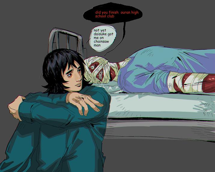 did you finish ouran high school club not yet daisuke got me on chainsaw man