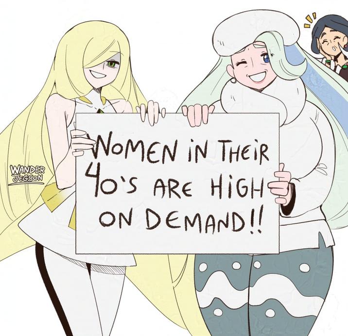 WANDER JEGSON 100 0000 WOMEN IN THEIR 40'S ARE HIGHE ON DEMAND!!
