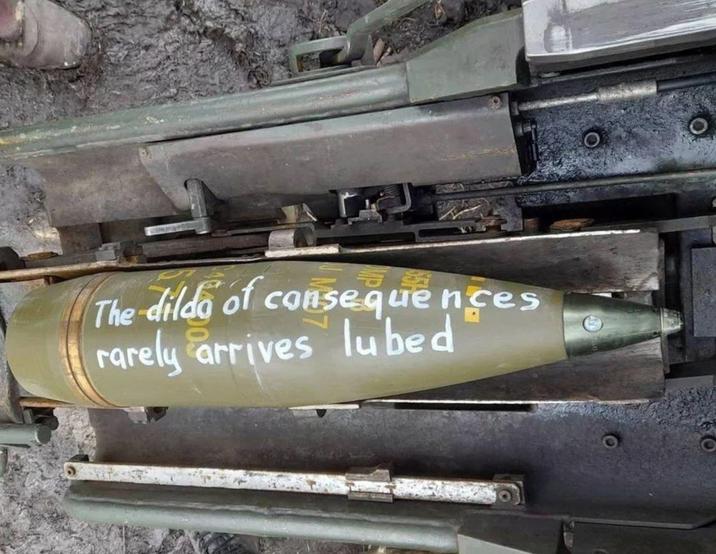 The dildo of consequences rarely arrives lubed