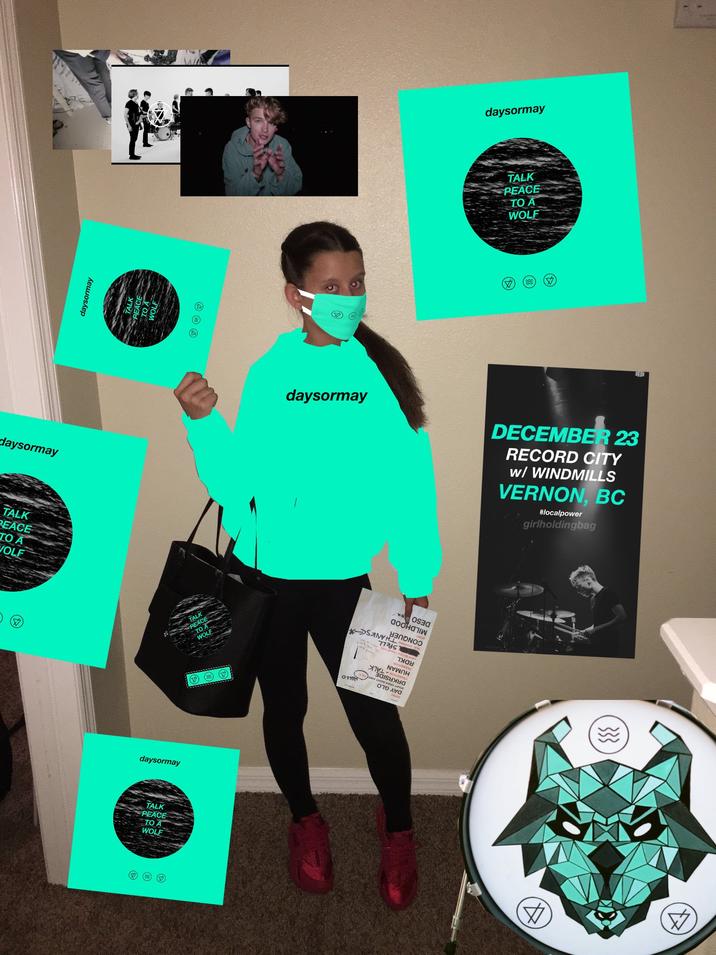 daysormay TALK PEACE TO A WOLF daysormay daysormay TALK PEACE TO A WOLF TALK PEACE TO A WOLF TALK PEACE TO A WOLF daysormay COOHCTIN SAH T тжан 0113H оны ынью ди סט פרס daysormay TALK PEACE TO A WOLF DECEMBER 23 RECORD CITY w/ WINDMILLS VERNON, BC #localpower girlholdingbag ۴۴۴