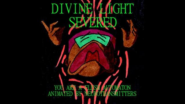 DIVINE LIGHT SEVERED YOU ARE FLES AUTOMATON ANIMATED BY NEUROTRANSMITTERS