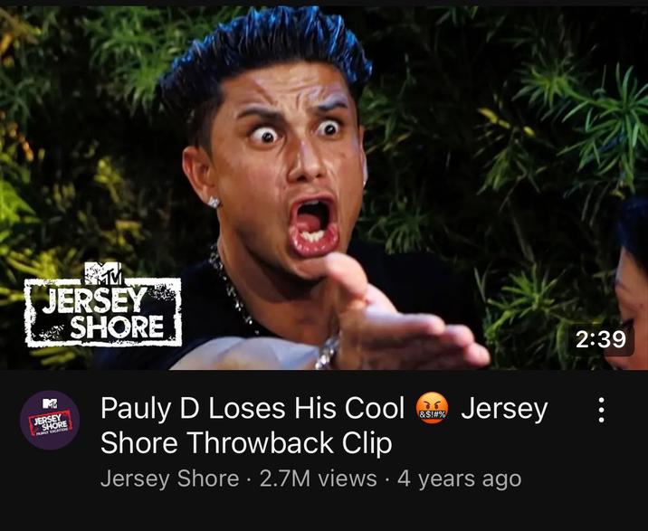 JERSEY SHORE JERSEY SHORE FRASCATION &$!#% Pauly D Loses His Cool Jersey Shore Throwback Clip • Jersey Shore 2.7M views 4 years ago 2:39