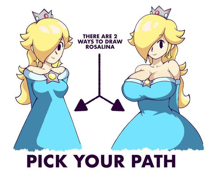 THERE ARE 2 WAYS TO DRAW ROSALINA PICK YOUR PATH