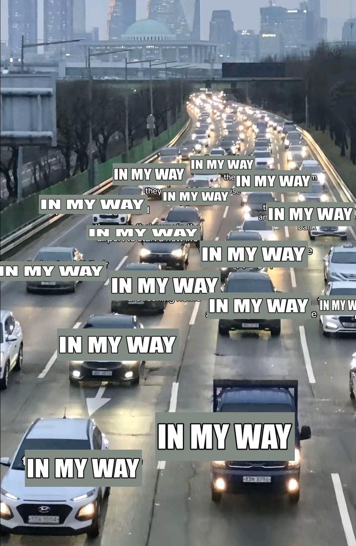 A recaptioned parody version of Real People in Other Cars image