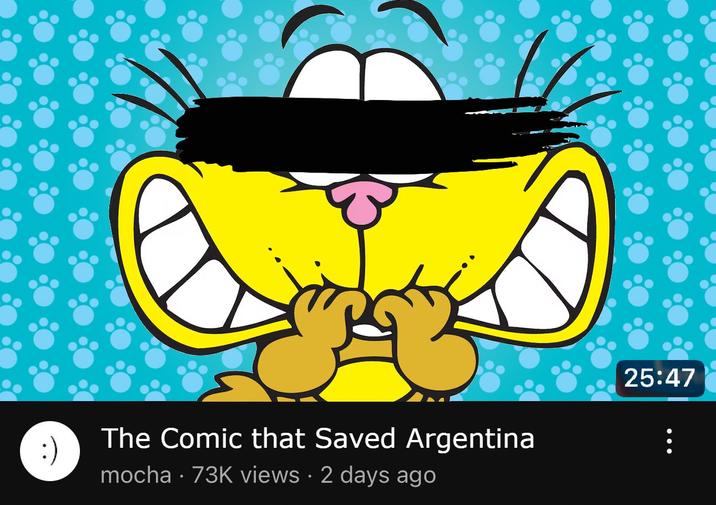 Parody a clickbaity anitube essay that described Dandadan as "the anime that saved Japan". The video changed its title since then. Gaturro is infamous in its home country due to its perceived general low quality, and a notable amount of plagiarism instances.