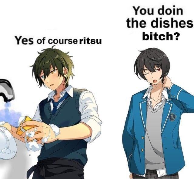 Ensemble Stars You Doin the Dishes Bitch? | You Doin Dishes Luv? / You ...