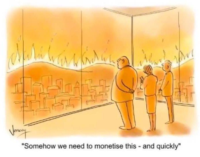 Voncey "Somehow we need to monetise this - and quickly"