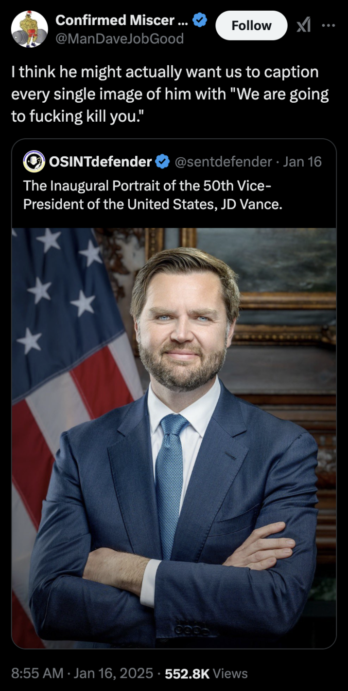 January 16th 2025 Tweet By ManDaveJobGood WAGTFKY Know Your Meme