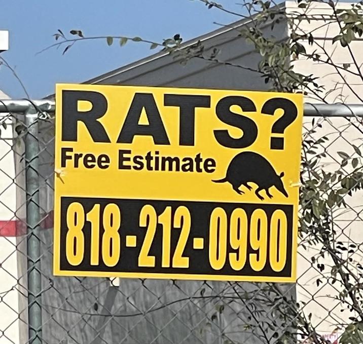 RATS? Free Estimate 818-212-0990