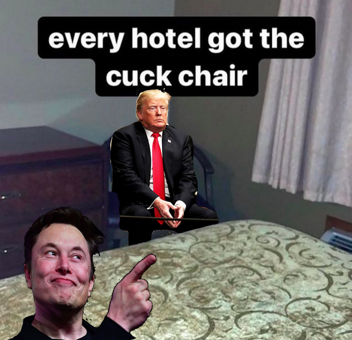 every hotel got the cuck chair