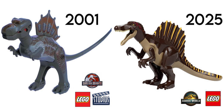 2001 2025 JURASSIC PARK LEGO STUDIOS JURASSIC WORLD REBIRTH LEGO
