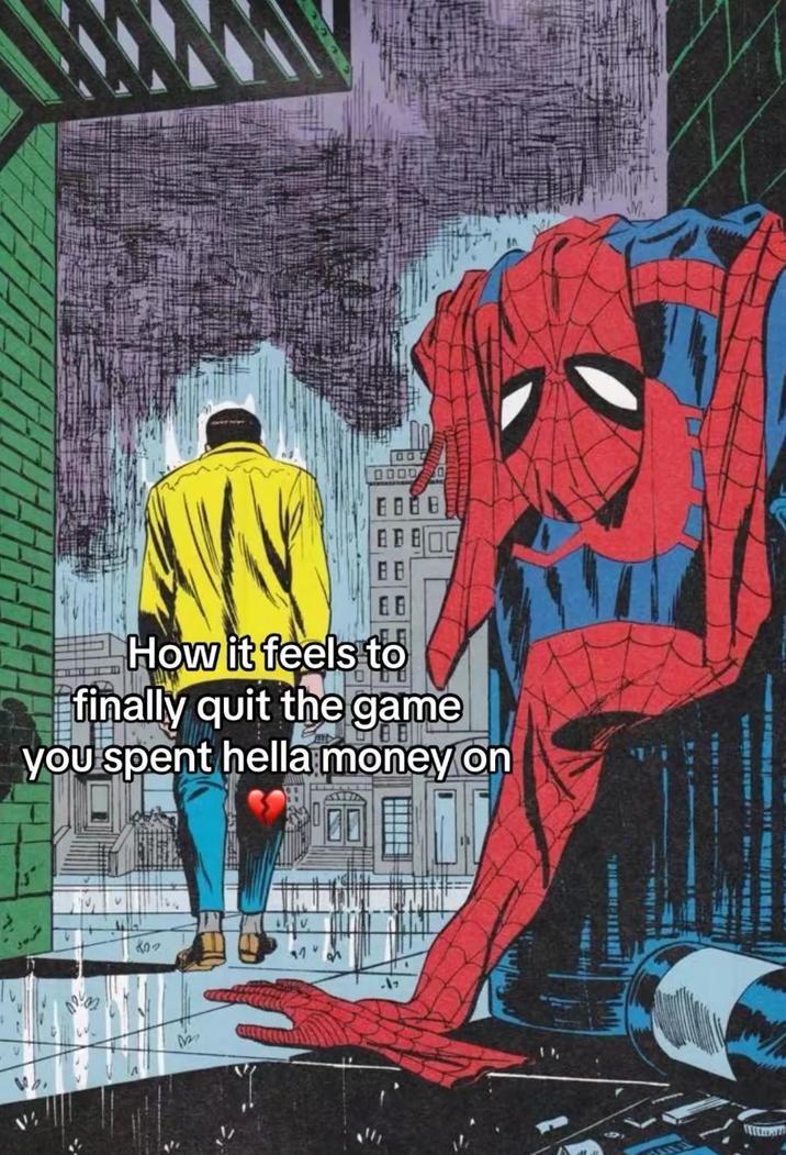 0000 EBBB BB EB How it feels to finally quit the game you spent hella money on V A 802