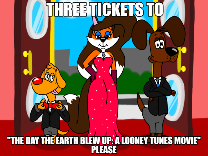 I recently just saw the new Looney Tunes movie, & this popped up into my mind.

All the characters you see here belong to me

