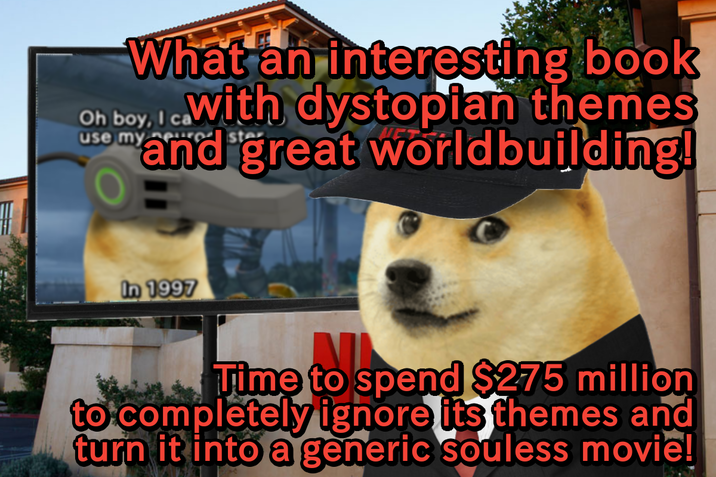 What an interesting book Oh boy, I c. With dystopian themes Use and great worldbuilding! In 1997 Time to spend $275 million to completely ignore its themes and turn it into a generic souless movie!