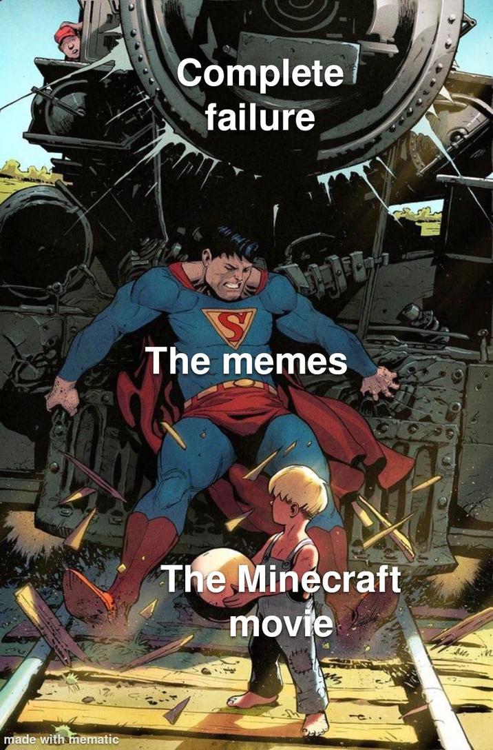 made with mematic Complete failure S The memes The Minecraft movie