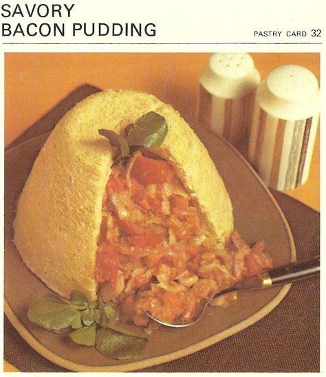 SAVORY BACON PUDDING PASTRY CARD 32