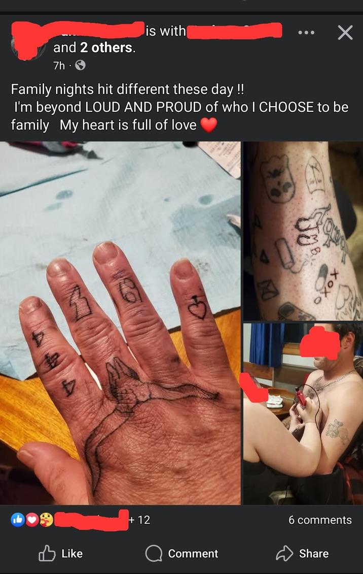 is with and 2 others. 7h. Family nights hit different these day !! I'm beyond LOUD AND PROUD of who I CHOOSE to be family My heart is full of love Like +12 Comment D ՈՐ хохо 6 comments Share