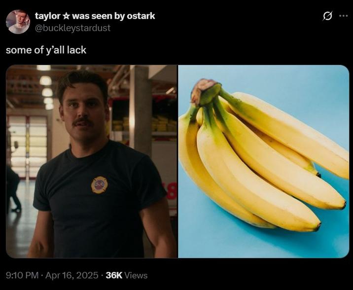 taylor ✰ was seen by ostark @buckleystardust some of y'all lack 9:10 PM - Apr 16, 2025 36K Views S