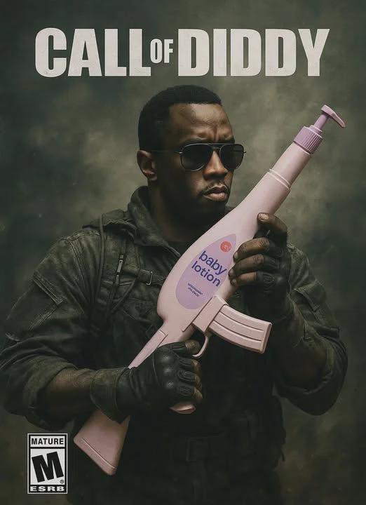 CALL OF DIDDY MATURE M ESRB baby lotion 8006
