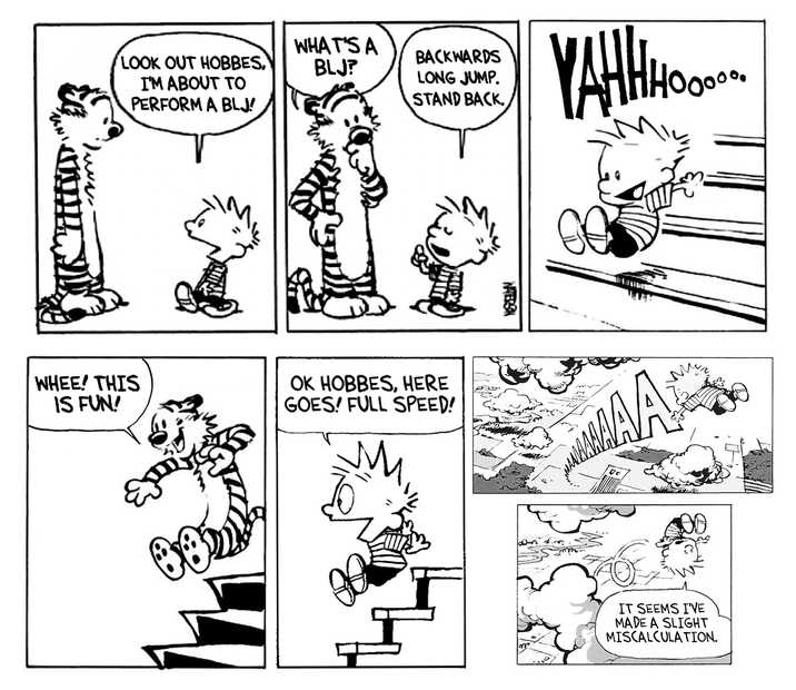 "Calvin sadly QPU misaligned himself, and was never seen again"