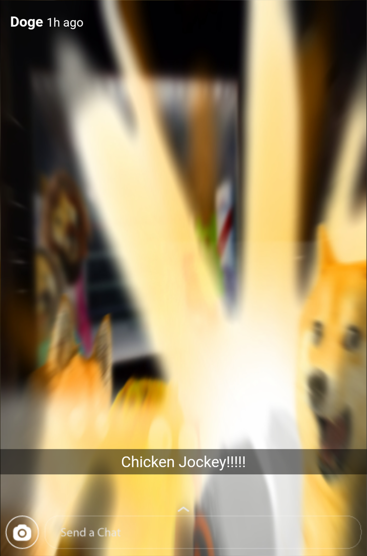 Doge 1h ago O Send a Chat Chicken Jockey!!!!!